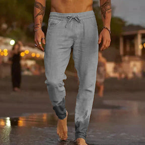Arlo - Heren Casual Linnen Broek met Trekkoord