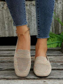 Sophie – Sprankelende Gebreide Loafers, Elegant en Comfortabel