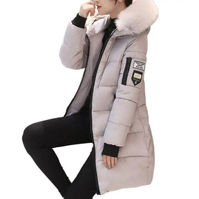 Dames Lange Pufferjas met Capuchon | Extra Warme Lange Winterjas