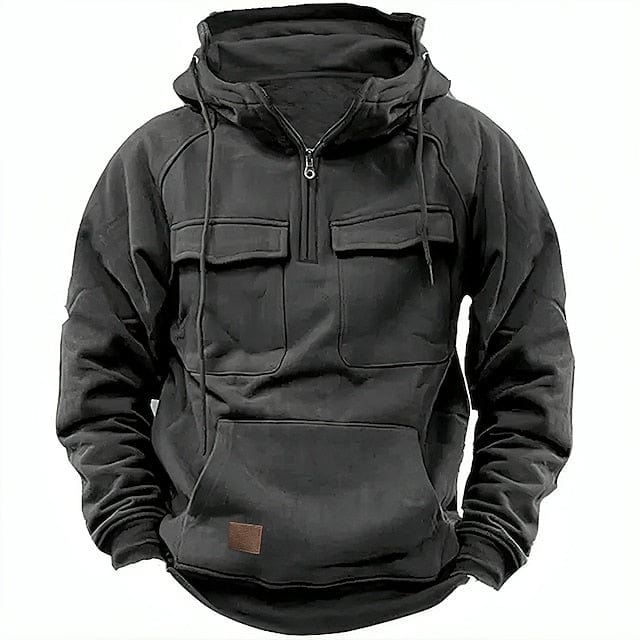 André - Half-rits Heren Tactische Fleece Hoodies