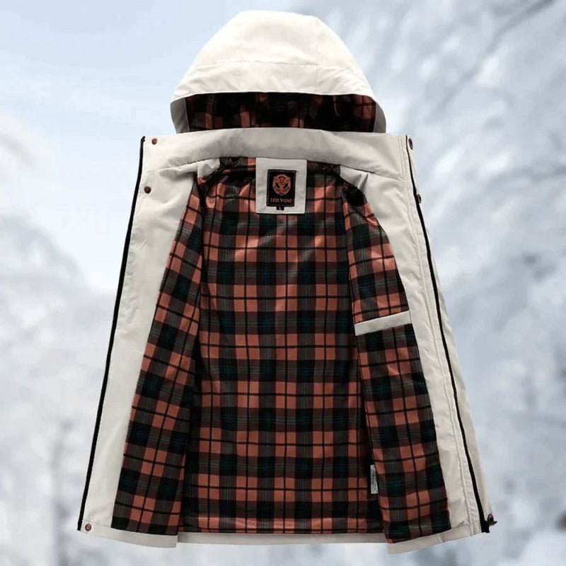 Heren Winterjas met Capuchon en Meerdere Zakken | Warm & Comfortabel
