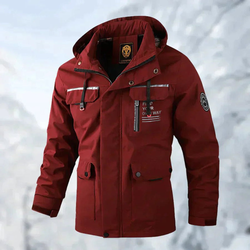 Heren Winterjas met Capuchon en Meerdere Zakken | Warm & Comfortabel