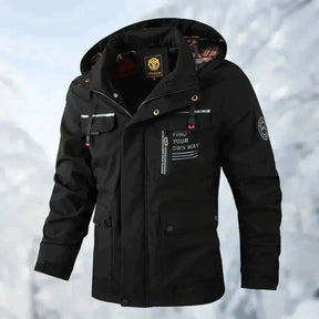 Heren Winterjas met Capuchon en Meerdere Zakken | Warm & Comfortabel