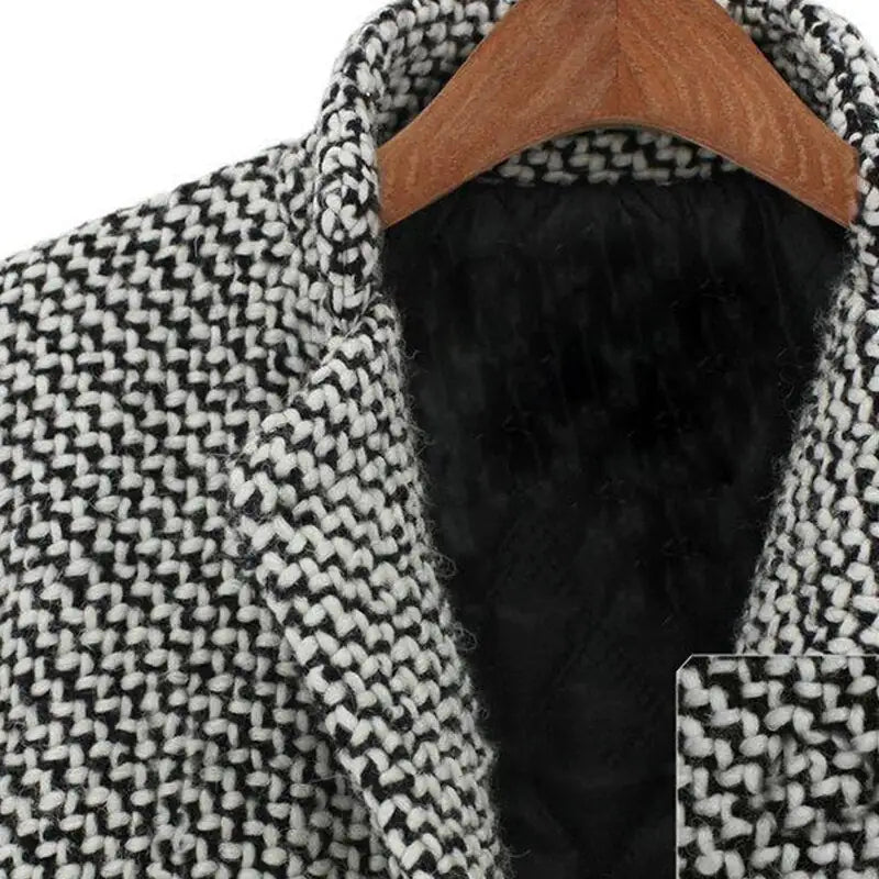 Lang gebreid jasje voor dames | Warm