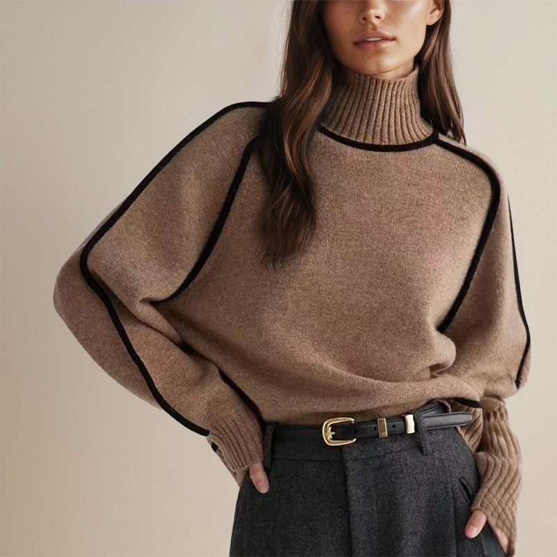 Trui Regular Fit Warme Col voor Dames | Ideaal voor de Winter | Zacht en Comfortabel