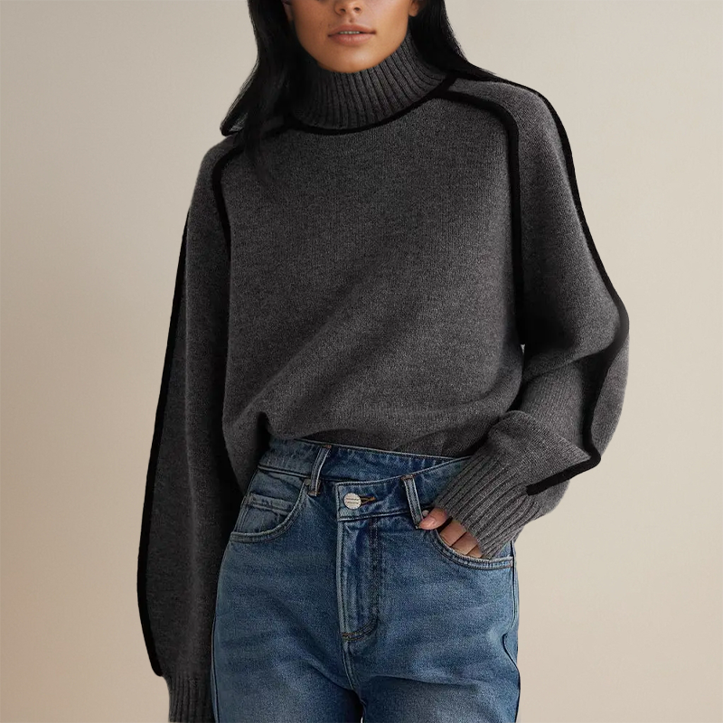 Trui Regular Fit Warme Col voor Dames | Ideaal voor de Winter | Zacht en Comfortabel