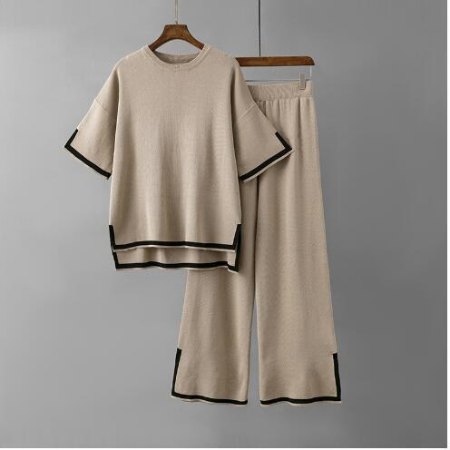 Dames Minimalistisch Tweedelig Set | Ontspannen Comfort