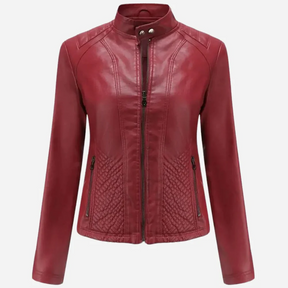 Dames Slim Fit Jack | Gewatteerde Panelen met Ritsluiting