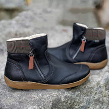Dames Enkellaarsjes met Zijrits | Comfortabele & Warme Winterschoenen