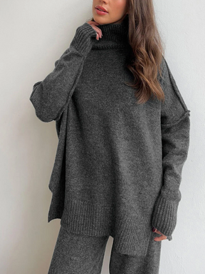 Dames Coltrui Tweedelig Set | Relaxte Pasvorm & Wijde Broek