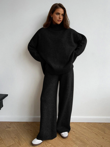 Dames Coltrui Tweedelig Set | Relaxte Pasvorm & Wijde Broek