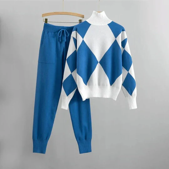 Dames Coltrui Tweedelig Set | Trui & Relaxte Joggingbroek