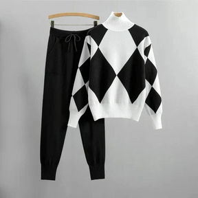 Dames Coltrui Tweedelig Set | Trui & Relaxte Joggingbroek