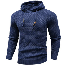 Heren Volledige mouw Gebreide Hoodie | Regular Fit met Capuchonkoord