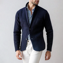Luca - Elegante Casual Blazer voor Heren met Luxe Afwerking