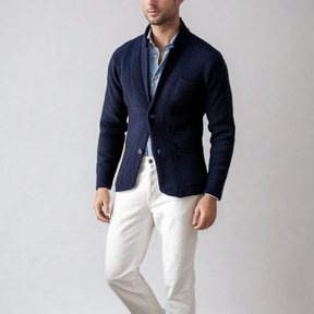 Luca - Elegante Casual Blazer voor Heren met Luxe Afwerking