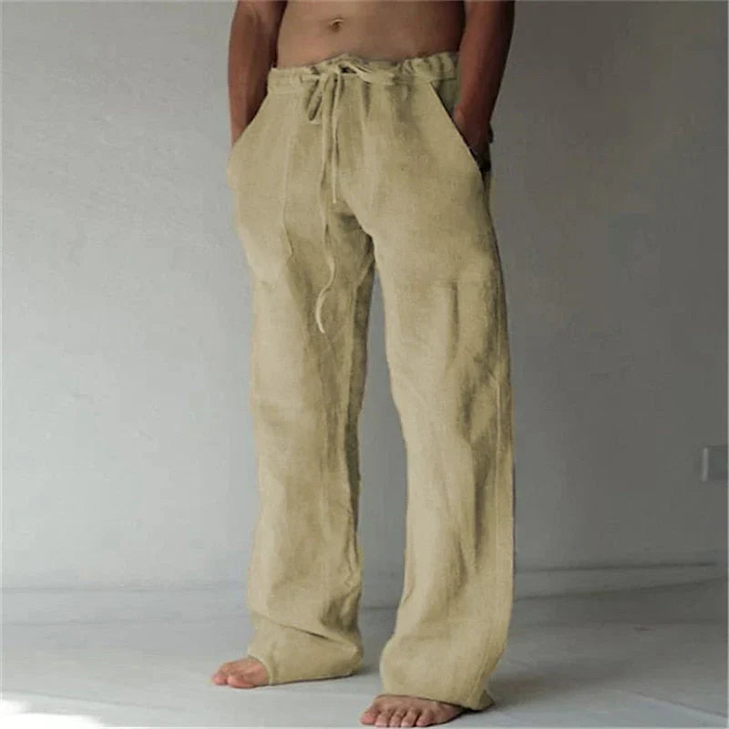 Heren Relaxte Wijde Broek |Trekkoord Comfort