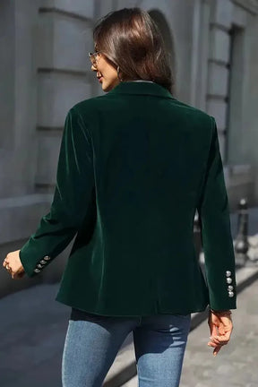 Dames Stijlvolle Blazer Met Gouden Knopen | Stijl en comfort