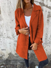 Dames Lange Winterjas Warm Klassiek | Relaxte Pasvorm