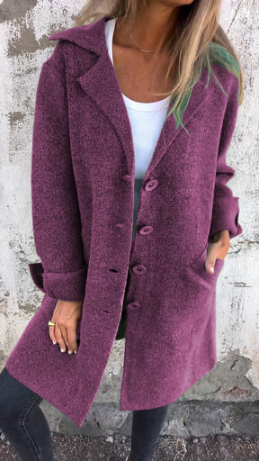 Dames Lange Winterjas Warm Klassiek | Relaxte Pasvorm