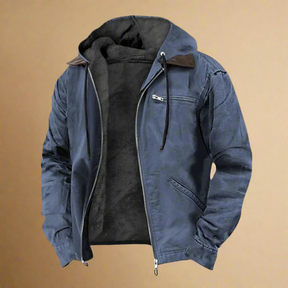 Heren Winterjas met Capuchon en Voering | Comfortabel & Warm