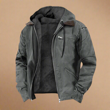 Heren Winterjas met Capuchon en Voering | Comfortabel & Warm