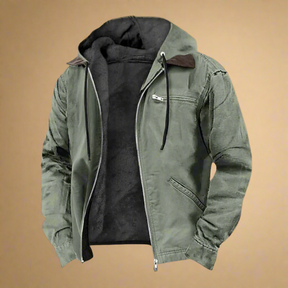Heren Winterjas met Capuchon en Voering | Comfortabel & Warm