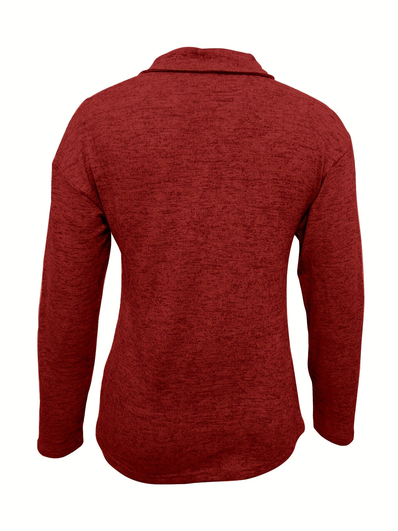 Dames Elegante Lange Mouw Zipper Top | Moderne Musthave