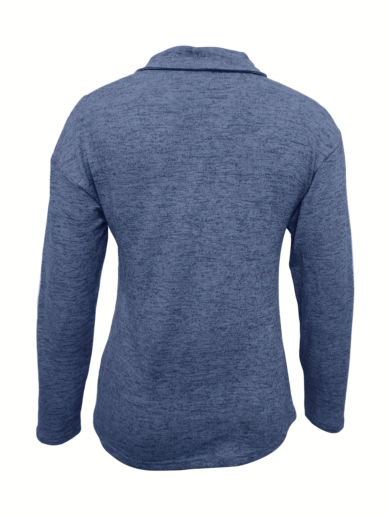Dames Elegante Lange Mouw Zipper Top | Moderne Musthave