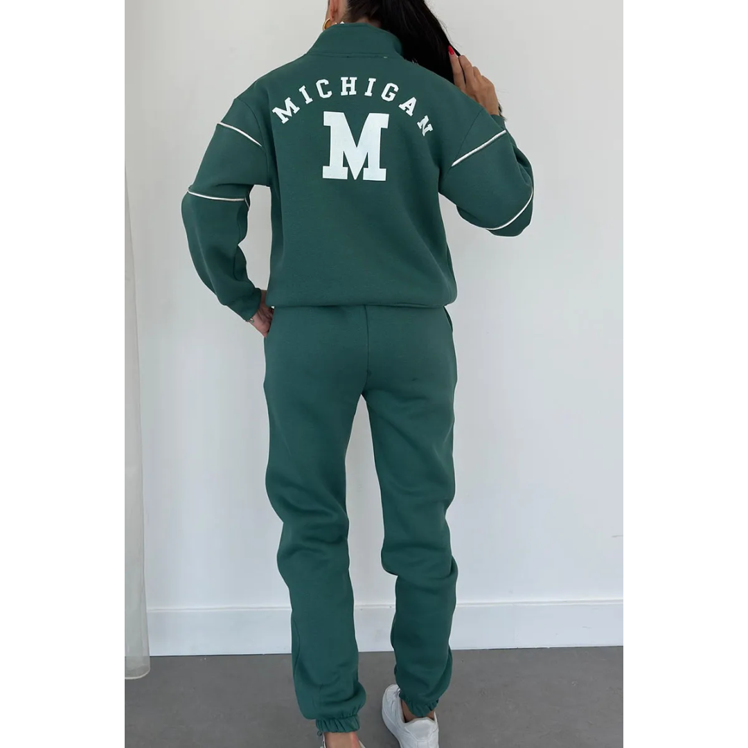 Dames Stijlvolle Cozy Loungewear Casual Set | Relaxte Pasvorm