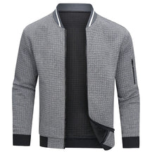 Heren Bomberjack met Wafelstructuur | Lichtgewicht Zip-Up Stijl