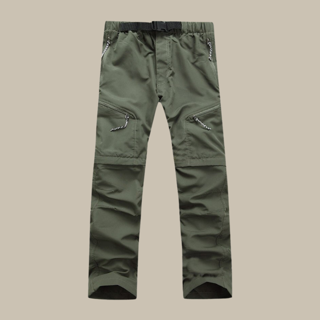 Heren Waterdichte Afritsbare Broek | Outdoor Wandelbroek met Veilige Ritszakken