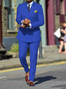 Pak Regular Fit Dubbelrijig voor Heren | Formeel en Feestelijk | Elegante Look voor Bruiloften