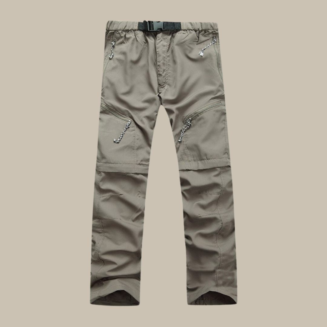 Heren Waterdichte Afritsbare Broek | Outdoor Wandelbroek met Veilige Ritszakken