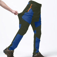 Heren Outdoor Waterdichte Broek | Tweekleurig Design, Ritszakken & Flexibele Knieën