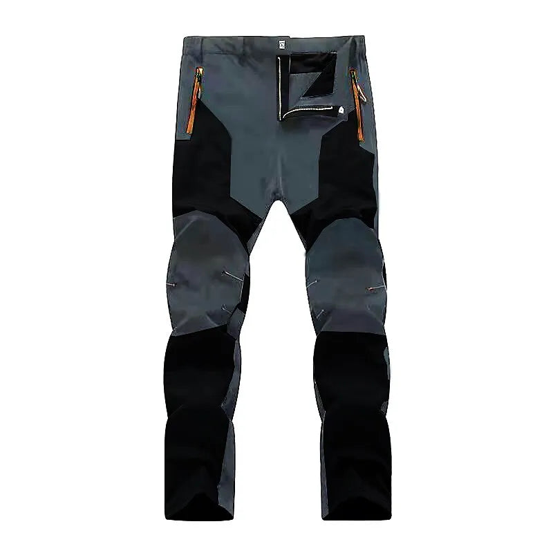 Heren Outdoor Waterdichte Broek | Tweekleurig Design, Ritszakken & Flexibele Knieën