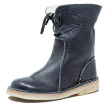 Dames Warme Halflange Laarzen in Vintage Stijl | Winter Veterlaarzen
