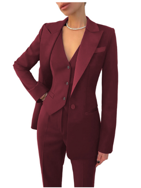 Margot – Elegante Tailored suit met Getailleerd Gilet