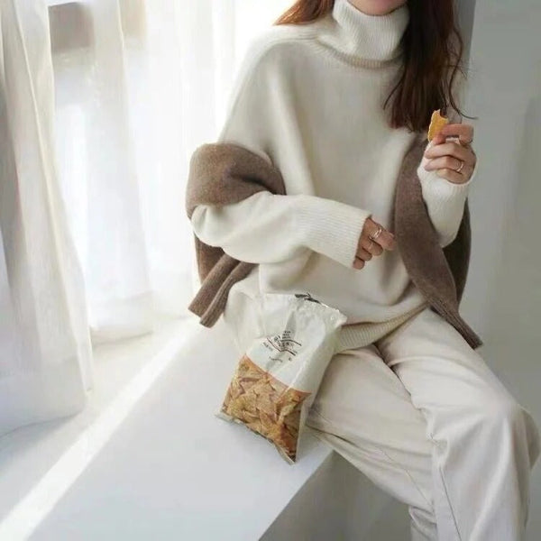 Dames Oversized Coltrui | Knusse Relaxed Fit Gebreid