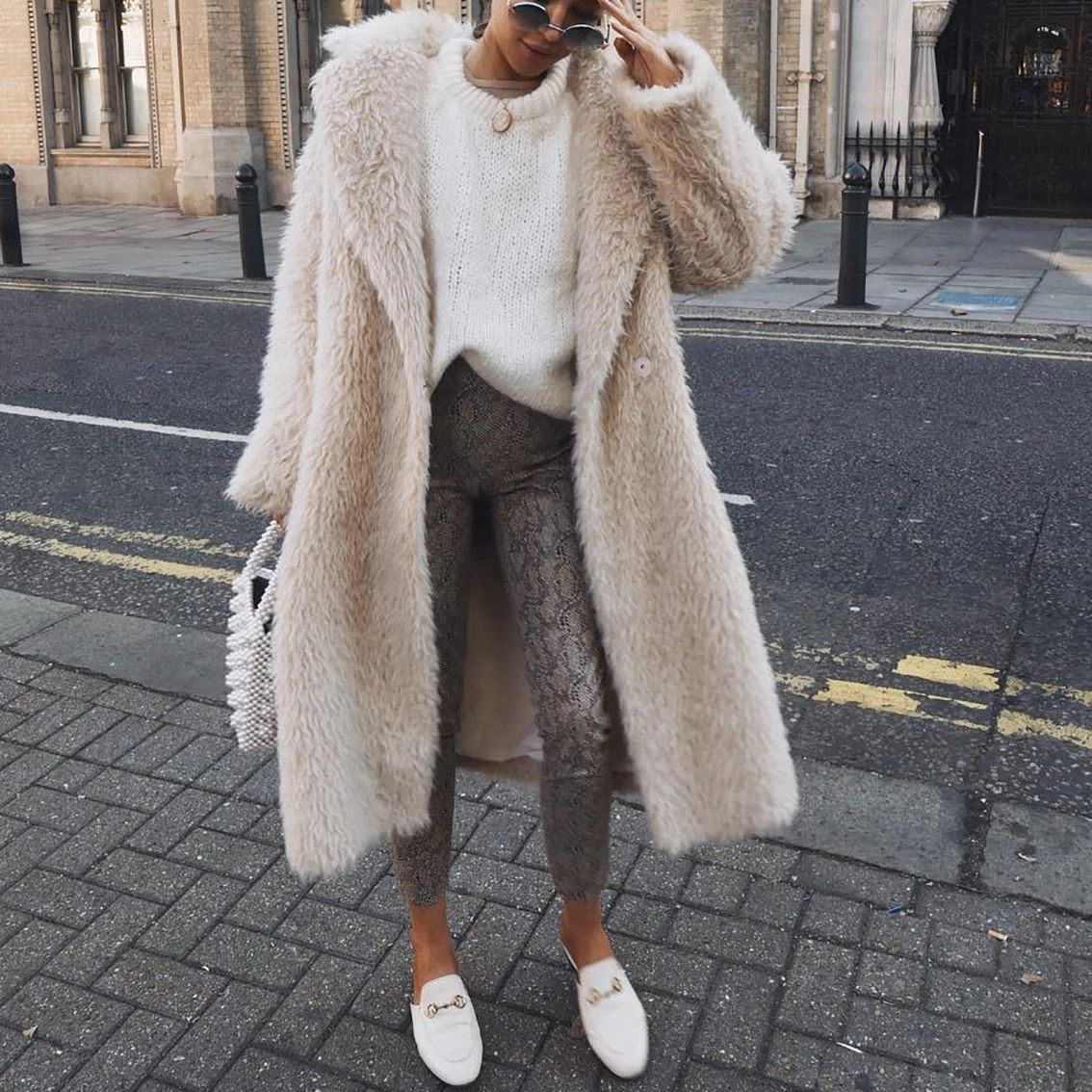 Dames Oversized Winterjas | Lange Bontjas