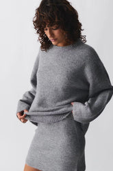 Dames Oversized Rib Pullover Trui | Comfortabele Casual Gebreide Top