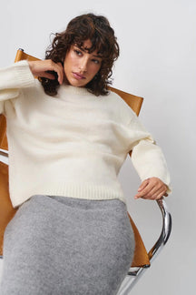 Dames Oversized Rib Pullover Trui | Comfortabele Casual Gebreide Top
