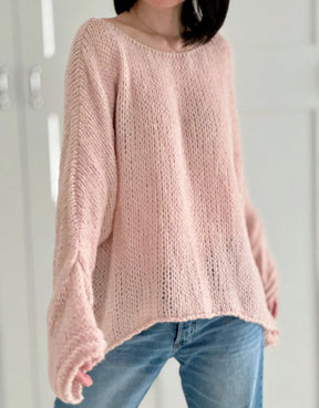 Dames Oversized Off-Shoulder Trui | Relaxed Grofgebreide Stijl