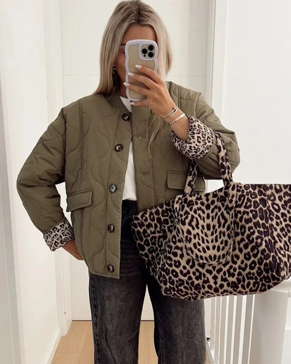 Dames Gewatteerde Casual Jas | Relaxte Fit & Stijlvol