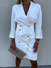 Dames Chique Double-Breaste Blazer Jas | Elegante Formele Blazer