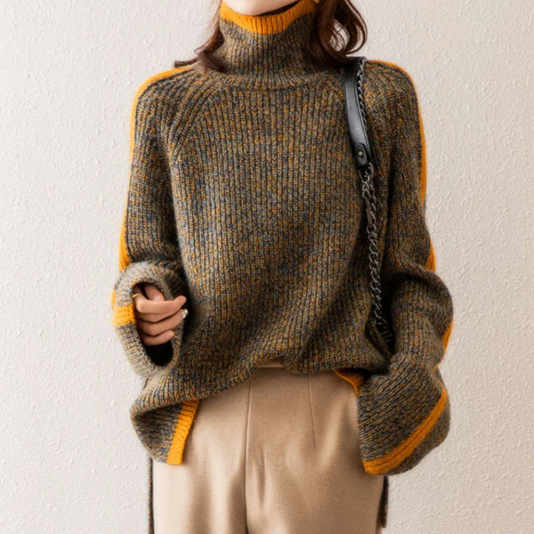 Dames Oversized Rib Pullover Trui | Coltrui Gebreid Shirt