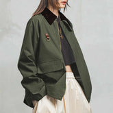 Dames Oversized Casual Jas | Korte Jas