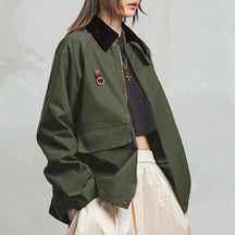 Dames Oversized Casual Jas | Korte Jas