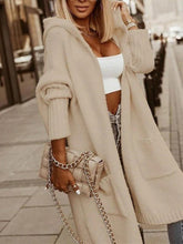 Dames Hooded Oversized Open Cardigan | Lange & Stijlvol