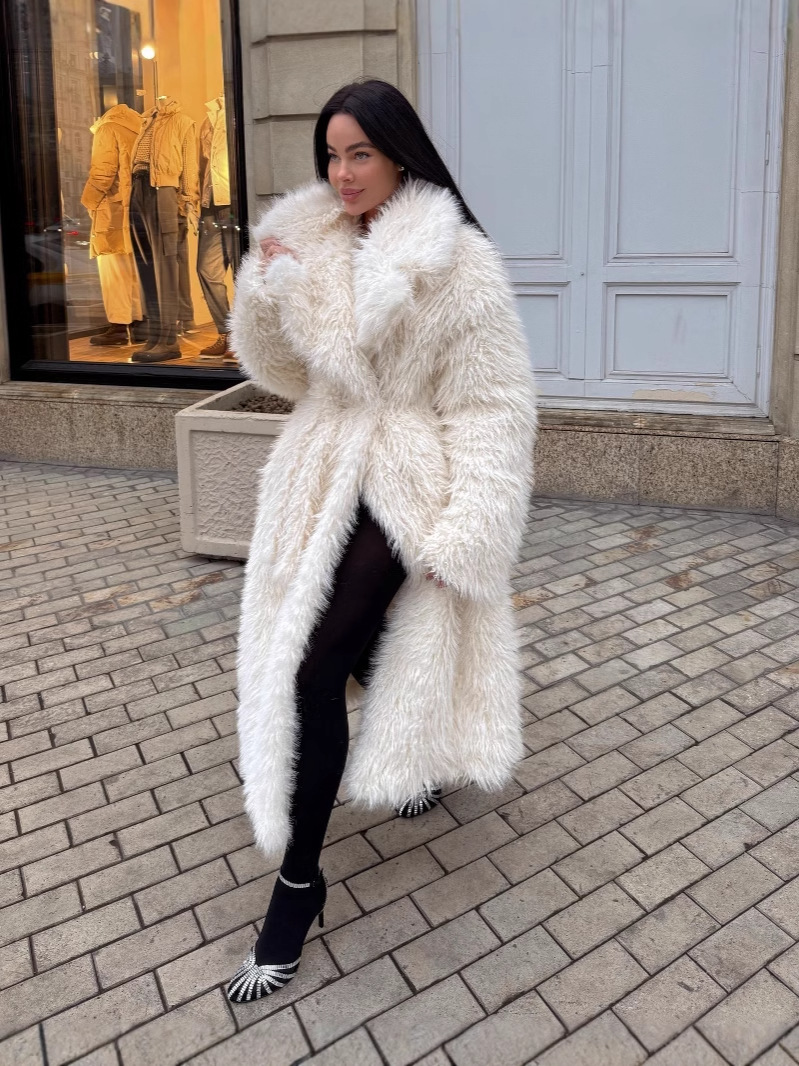 Dames Oversized Winterjas | Lange Bontjas
